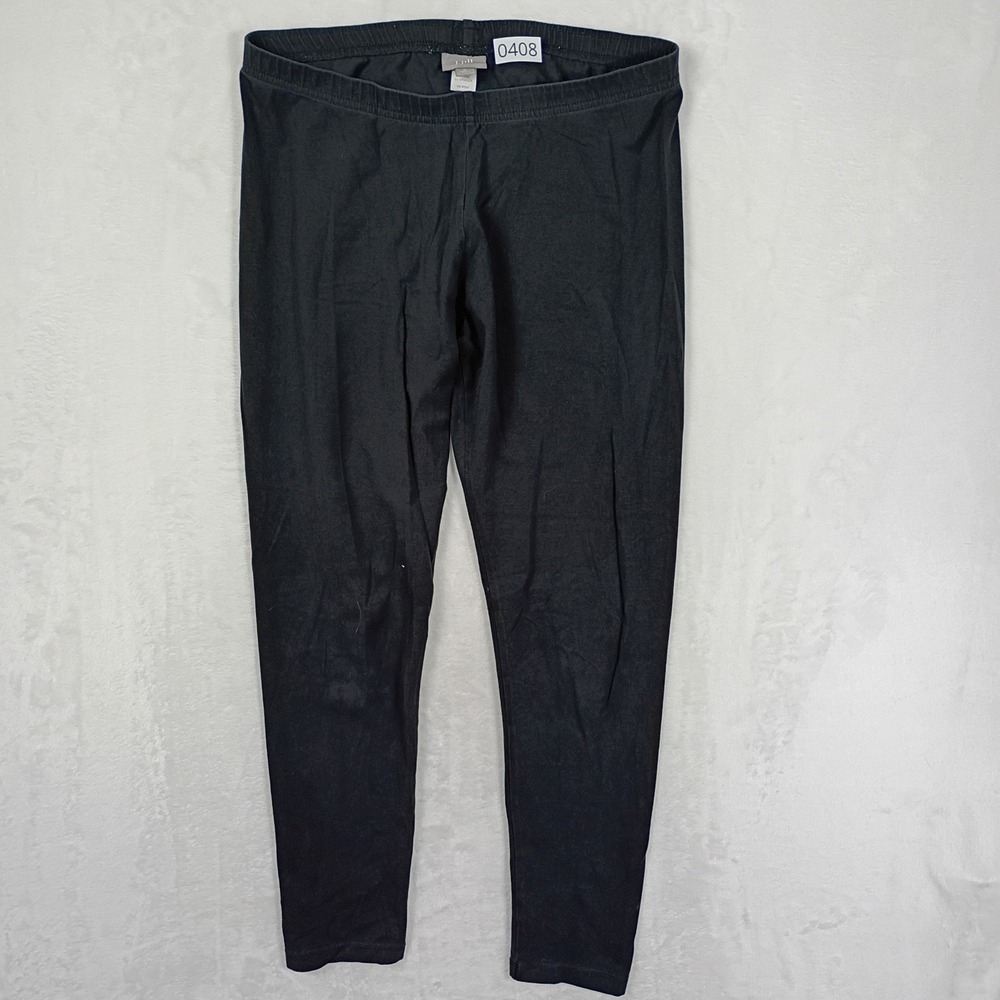 J.‎ Jill Leggings Womens Size Medium Black Pima Cotton Stretch Casual Basic SEO
